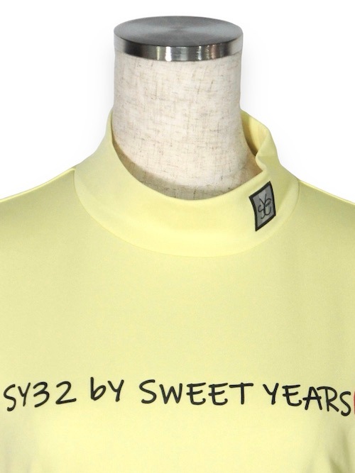 30%OFF ��ǥ����� ��å��ͥå� �������� PIN MESH MOCK SHIRTS SYG-23SUM-01W YELLOW  SY32 by SWEET YEARS GOLF �����磻�����ƥ����ȥ��Х����������ȥ��䡼�� �����