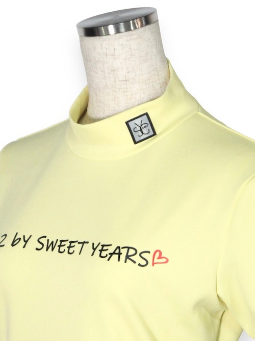 30%OFF ��ǥ����� ��å��ͥå� �������� PIN MESH MOCK SHIRTS SYG-23SUM-01W YELLOW  SY32 by SWEET YEARS GOLF �����磻�����ƥ����ȥ��Х����������ȥ��䡼�� �����
