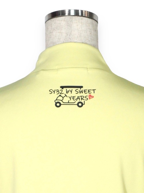 30%OFF ��ǥ����� ��å��ͥå� �������� PIN MESH MOCK SHIRTS SYG-23SUM-01W YELLOW  SY32 by SWEET YEARS GOLF �����磻�����ƥ����ȥ��Х����������ȥ��䡼�� �����