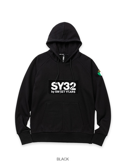 PO�ա��ǥ��� SAGARA WAPEEN BOXLOGO P/O HOODIE BLACK SY32 by SWEET YEARS �����磻�����ƥ��ȥ��Х����������ȥ��䡼��