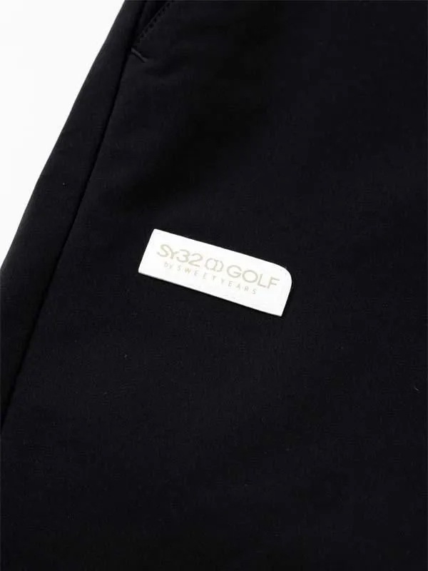 �ϡ��եѥ�� DOUBLE CLOTH SHORTS BLACKSY32 by SWEET YEARS GOLF �����磻�����ƥ��ȥ��Х����������ȥ��䡼���������