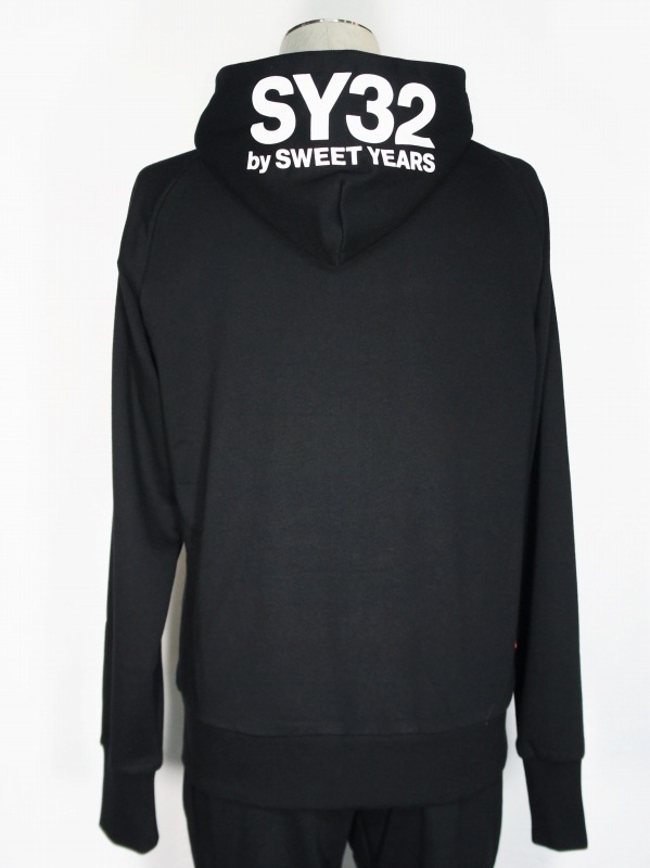 SY32 by SWEET YEARS��BASIC ZIP HOODIE��BLACK��WHITE�ڥ����磻�����ƥ��ȥ��Х����������ȥ��䡼����