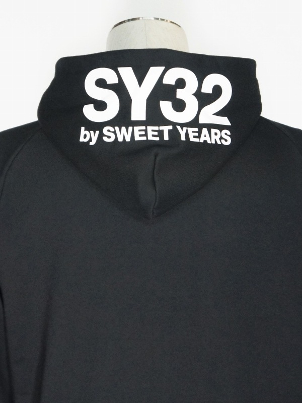 SY32 by SWEET YEARS��BASIC ZIP HOODIE��BLACK��WHITE�ڥ����磻�����ƥ��ȥ��Х����������ȥ��䡼����