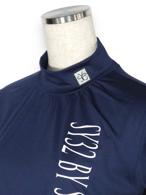 ��ǥ����� ���ԡ��� �ͥ��ӡ� HALF SLEEVE ONE PIECE NAVY SYG-23SUM-05W-A SY32 by SWEET YEARS GOLF �����磻�����ƥ����ȥ��Х����������ȥ��䡼�� �����