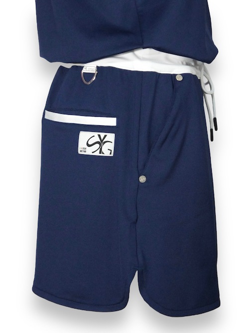 ��ǥ����� ���ԡ��� �ͥ��ӡ� HALF SLEEVE ONE PIECE NAVY SYG-23SUM-05W-A SY32 by SWEET YEARS GOLF �����磻�����ƥ����ȥ��Х����������ȥ��䡼�� �����