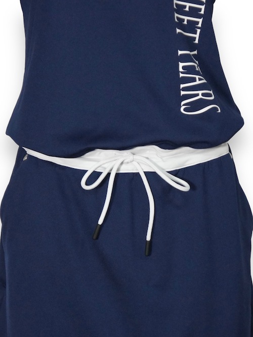 ��ǥ����� ���ԡ��� �ͥ��ӡ� HALF SLEEVE ONE PIECE NAVY SYG-23SUM-05W-A SY32 by SWEET YEARS GOLF �����磻�����ƥ����ȥ��Х����������ȥ��䡼�� �����