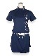 ��ǥ����� ���ԡ��� �ͥ��ӡ� HALF SLEEVE ONE PIECE NAVY SYG-23SUM-05W-A SY32 by SWEET YEARS GOLF �����磻�����ƥ����ȥ��Х����������ȥ��䡼�� �����