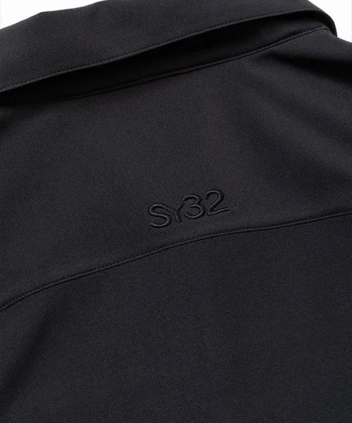�ݥ������ MICRO PIQUE SKIPPER POLO BLACK SY32 by SWEET YEARS GOLF �����磻�����ƥ��ȥ��Х����������ȥ��䡼�������