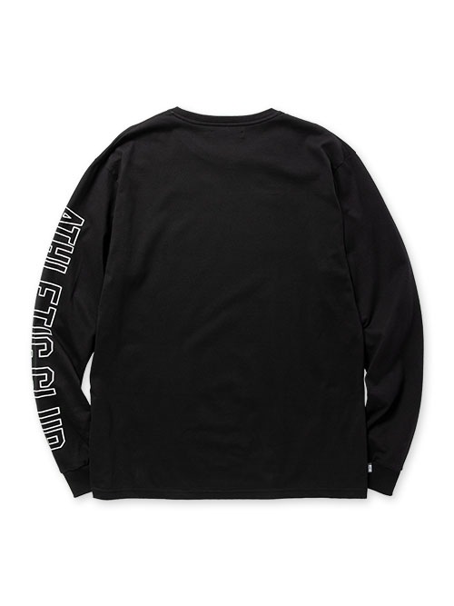 SY32 by SWEET YEARS��HEART MIX LOGO L/S TEE��BLACK