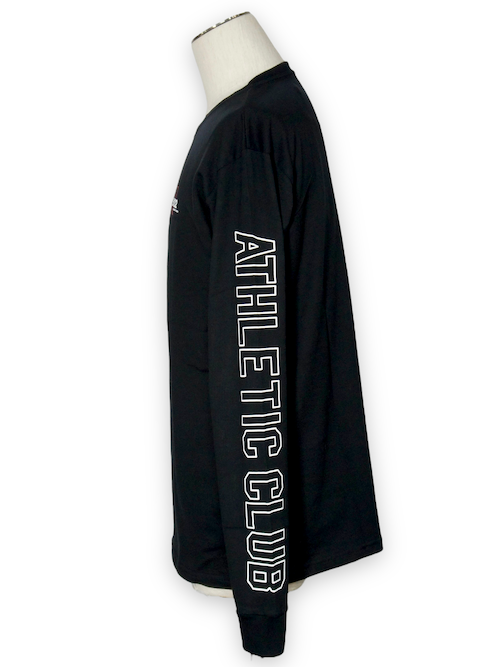 SY32 by SWEET YEARS��HEART MIX LOGO L/S TEE��BLACK