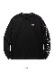 SY32 by SWEET YEARS��HEART MIX LOGO L/S TEE��BLACK