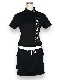 ��ǥ����� ���ԡ��� �֥�å� HALF SLEEVE ONE PIECE BLACK SYG-23SUM-05W-A SY32 by SWEET YEARS GOLF �����磻�����ƥ����ȥ��Х����������ȥ��䡼�� �����