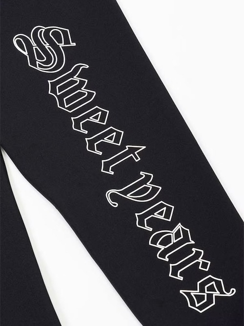 ���祬���ѥ�� DOUBLE KNIT GOTHIC LOGO PANTS BLACK SY32 by SWEET YEARS �����磻�����ƥ����ȥ��Х����������ȥ��䡼��