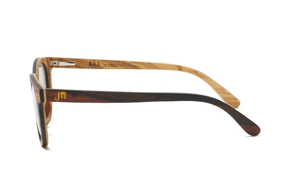 ���󥰥饹�ڥ������ա�Laforet ECO Wood Grain SHINE POLARIZE (Ĵ���и�������̻��͡˥�ե����쥨�����åɥ��쥤�󥷥㥤��ݥ�饤���� ELEBROU eyewear ����֥�