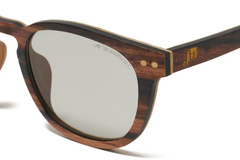 ���󥰥饹�ڥ������ա�Laforet ECO Wood Grain SHINE POLARIZE (Ĵ���и�������̻��͡˥�ե����쥨�����åɥ��쥤�󥷥㥤��ݥ�饤���� ELEBROU eyewear ����֥�