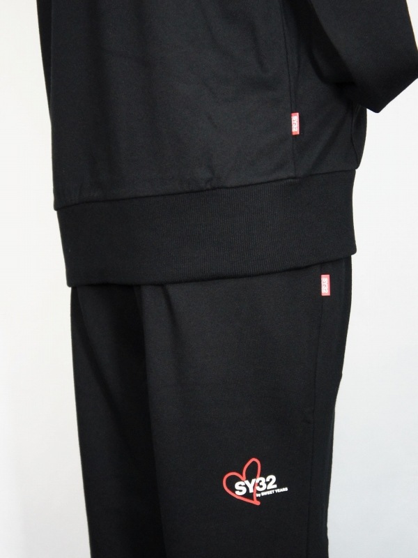 SY32 by SWEET YEARS��BOX LOGO P/O HOODIE��BLACK��WHITE