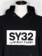 SY32 by SWEET YEARS��BOX LOGO P/O HOODIE��BLACK��WHITE