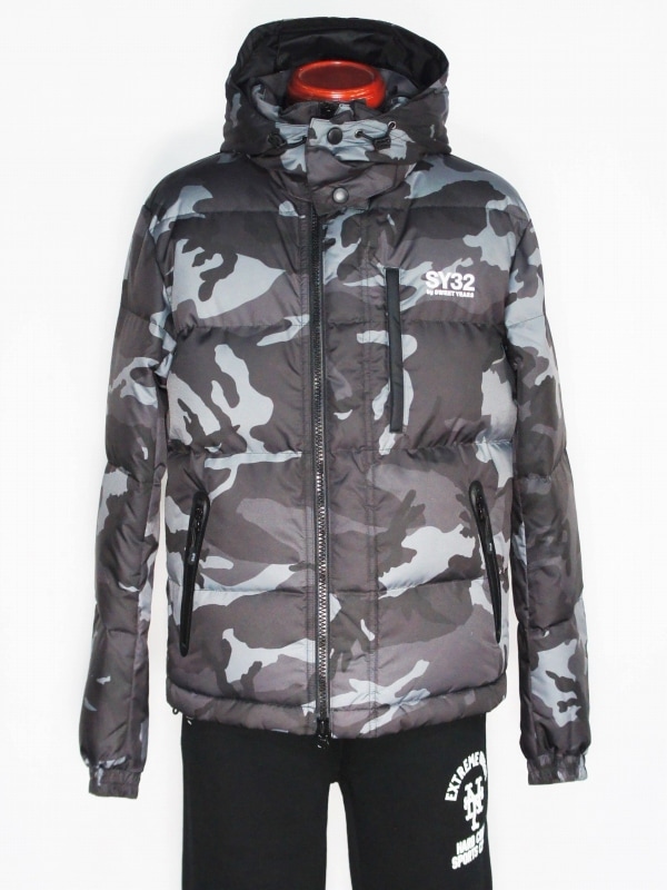 SY32 by SWEET YEARS��SHORT LENGTH DOWN JK��BLACK CAMO ���:63,800��