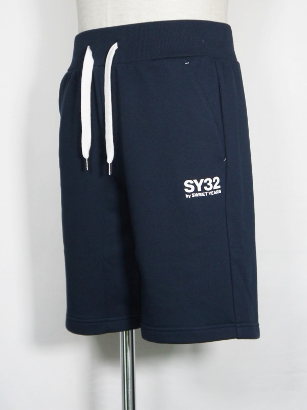 SY32 by SWEET YEARS��SWEAT SHORT PANTS��NAVY