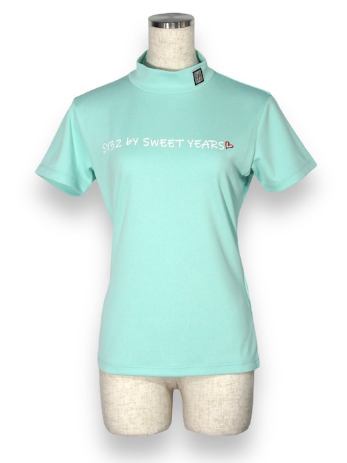 30%OFF��ǥ����� ��å��ͥå� �饤�� PIN MESH MOCK SHIRTS SYG-23SUM-01W LIME SY32 by SWEET YEARS GOLF �����磻�����ƥ����ȥ��Х����������ȥ��䡼�� �����