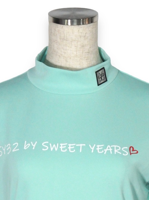 30%OFF��ǥ����� ��å��ͥå� �饤�� PIN MESH MOCK SHIRTS SYG-23SUM-01W LIME SY32 by SWEET YEARS GOLF �����磻�����ƥ����ȥ��Х����������ȥ��䡼�� �����