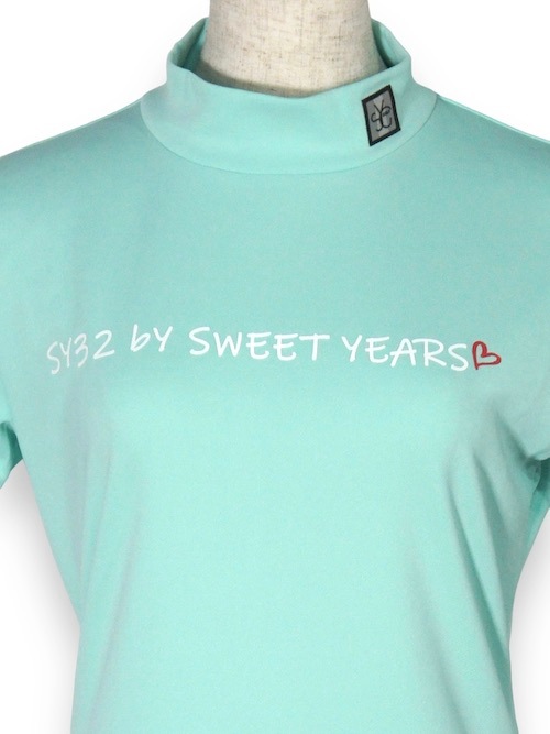 30%OFF��ǥ����� ��å��ͥå� �饤�� PIN MESH MOCK SHIRTS SYG-23SUM-01W LIME SY32 by SWEET YEARS GOLF �����磻�����ƥ����ȥ��Х����������ȥ��䡼�� �����