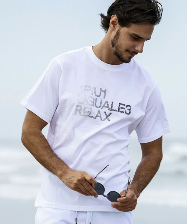 �饤�󥹥ȡ������ȾµT����� �ۥ磻�� 1PIU1UGUALE3 RELAX ���Υԥ����Υ���������ȥ� ���å���