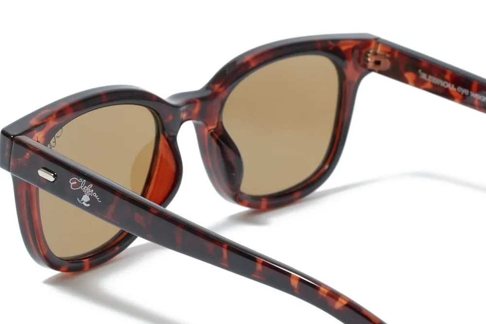 ���󥰥饹�ڥ������ա�Wailupe Brown Polarized�ʻ������и���󥺡˥磻��ڥ֥饦��ݥ�饤���� ELEBROU eyewear ����֥�