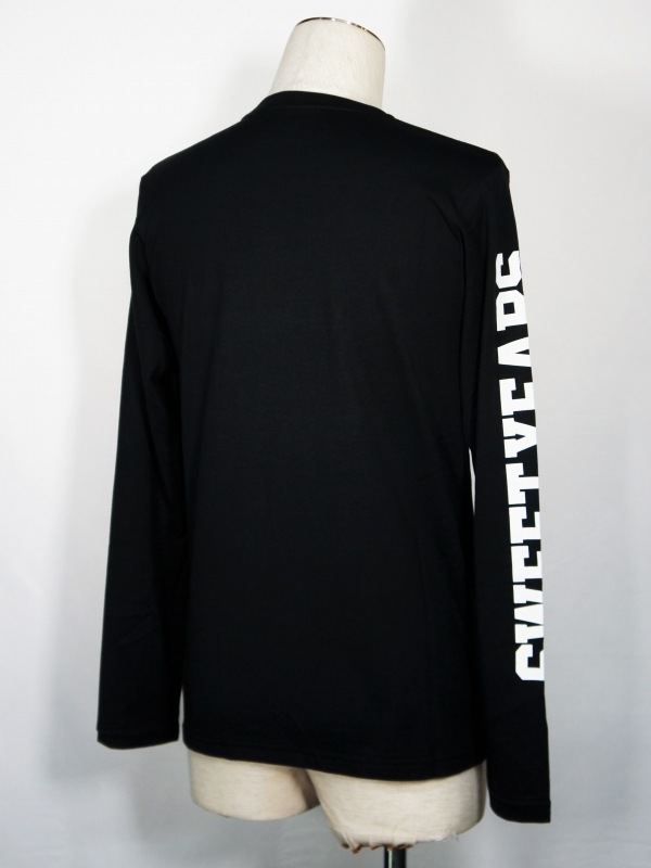 SY32 by SWEET YEARS��ARM LOGO L/S TEE��BLACK��WHITE�ڥ����磻�����ƥ��ȥ��Х����������ȥ��䡼��������T���֥�å��ߥۥ磻�ȡ�