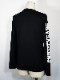 SY32 by SWEET YEARS��ARM LOGO L/S TEE��BLACK��WHITE�ڥ����磻�����ƥ��ȥ��Х����������ȥ��䡼��������T���֥�å��ߥۥ磻�ȡ�