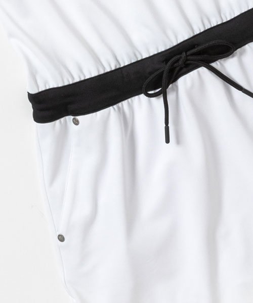 レディース ワンピース ホワイト HALF SLEEVE ONE PIECE WHITE