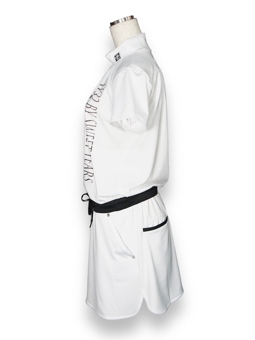 レディース ワンピース ホワイト HALF SLEEVE ONE PIECE WHITE