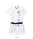��ǥ����� ���ԡ��� �ۥ磻�� HALF SLEEVE ONE PIECE WHITE SYG-23SUM-05W-A SY32 by SWEET YEARS GOLF �����磻�����ƥ����ȥ��Х����������ȥ��䡼�� �����