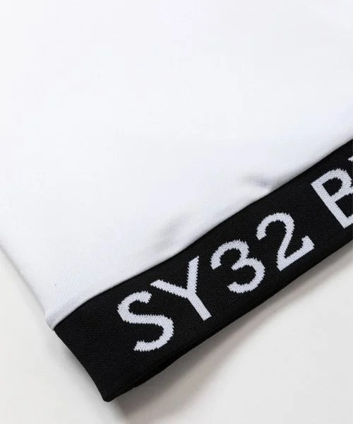 ��å��ͥå������ TONAL DRY MOCK NECK WHITE SY32 by SWEET YEARS GOLF �����磻�����ƥ��ȥ��Х����������ȥ��䡼�������