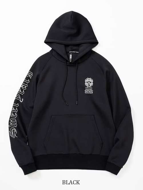 PO�ա��ǥ��� DOUBLE KNIT GOTHIC LOGO P/O HOODIE BLACK SY32 by SWEET YEARS �����磻�����ƥ��ȥ��Х����������ȥ��䡼��