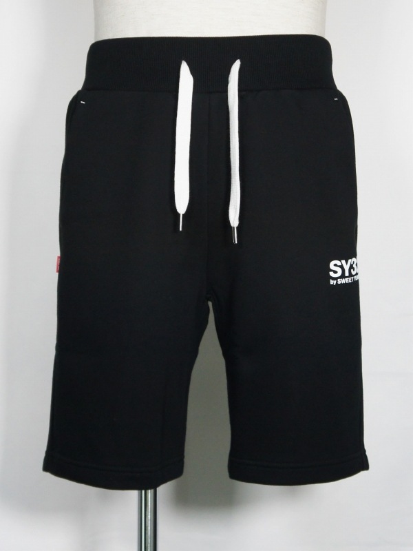SY32 by SWEET YEARS��SWEAT SHORT PANTS��BLACK