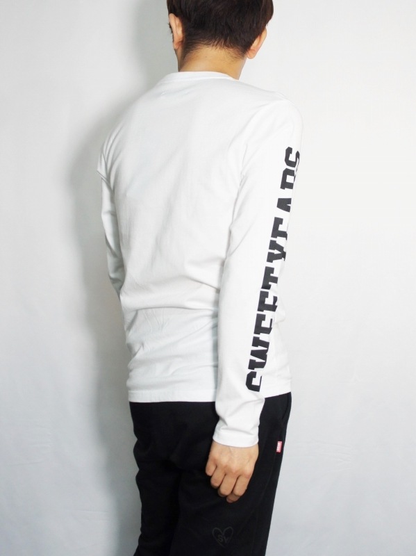 ĹµT����� ARM LOGO L/S TEE WHITE SY32 by SWEET YEARS �����磻�����ƥ��ȥ��Х����������ȥ��䡼��