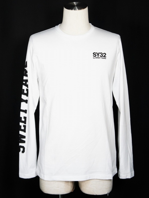 ĹµT����� ARM LOGO L/S TEE WHITE SY32 by SWEET YEARS �����磻�����ƥ��ȥ��Х����������ȥ��䡼��