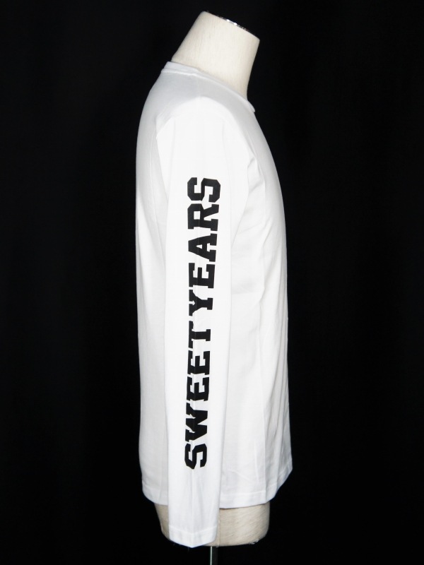 ĹµT����� ARM LOGO L/S TEE WHITE SY32 by SWEET YEARS �����磻�����ƥ��ȥ��Х����������ȥ��䡼��