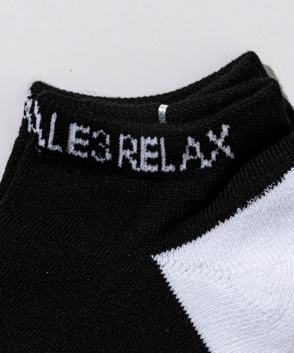 1PIU1UGUALE3 RELAX�֥����ѥ��륢�󥯥륽�å�����BLACK/WHITE�ڥ��Υԥ����Υ���������ȥ� ���å�����