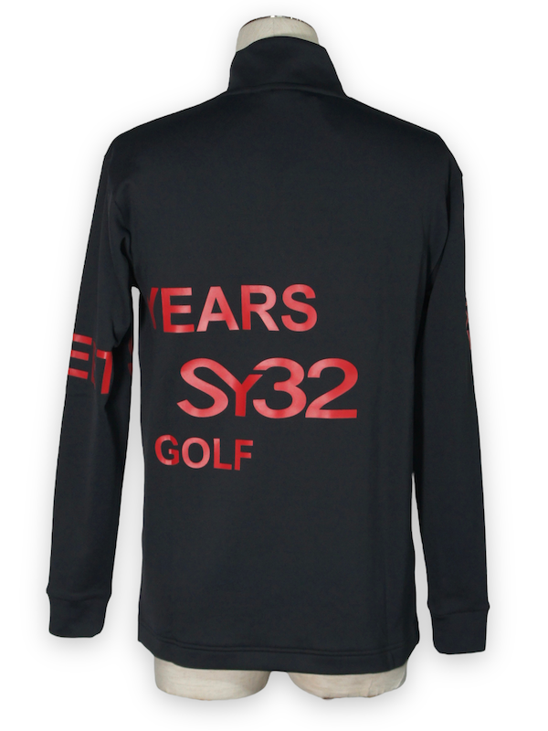 SY32 by SWEET YEARS�֡�GOLF��MIDDLE LAYER LIGHT STRETCH PO��BLACK