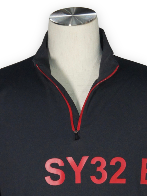 SY32 by SWEET YEARS�֡�GOLF��MIDDLE LAYER LIGHT STRETCH PO��BLACK