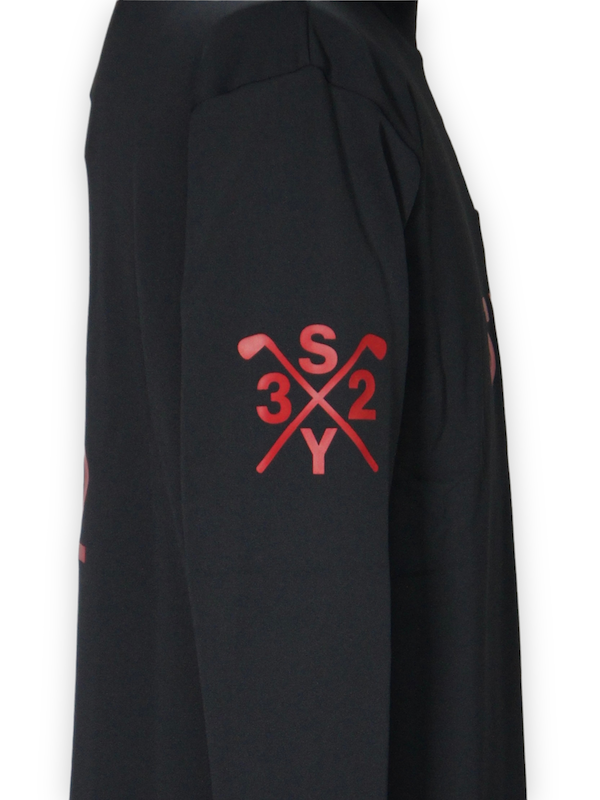 SY32 by SWEET YEARS�֡�GOLF��MIDDLE LAYER LIGHT STRETCH PO��BLACK