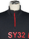 SY32 by SWEET YEARS�֡�GOLF��MIDDLE LAYER LIGHT STRETCH PO��BLACK