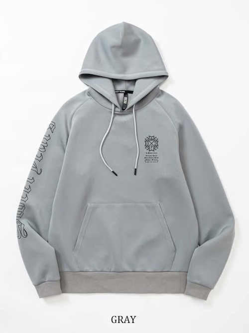 PO�ա��ǥ��� DOUBLE KNIT GOTHIC LOGO P/O HOODIE GRAY SY32 by SWEET YEARS �����磻�����ƥ��ȥ��Х����������ȥ��䡼��