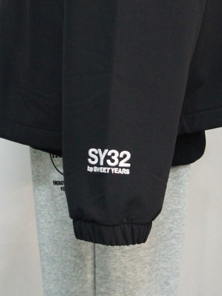 SY32 by SWEET YEARSWIDE SILHOUETTE STORM FLEECE JK BLACKڥ磻ƥȥХȥ䡼ȡե꡼㥱åȡ֥å