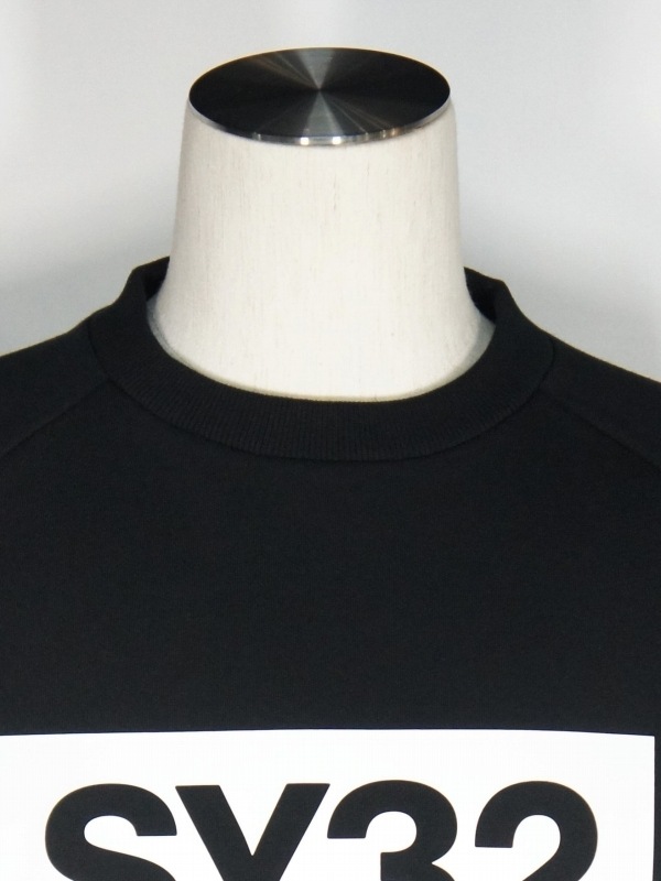 SY32 by SWEET YEARS��BOX LOGO P/O CREW��BLACK