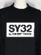 SY32 by SWEET YEARS��BOX LOGO P/O CREW��BLACK
