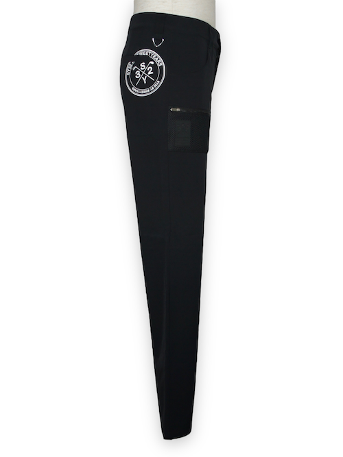 ����եѥ�� BIG EMB STRETCH PANTS BLACK SY32 by SWEET YEARS GOLF
