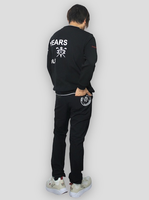 ����եѥ�� BIG EMB STRETCH PANTS BLACK SY32 by SWEET YEARS GOLF